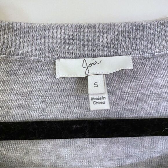 Joie-printed Cashmere Wool Blend Sweater - Picture 10 of 10